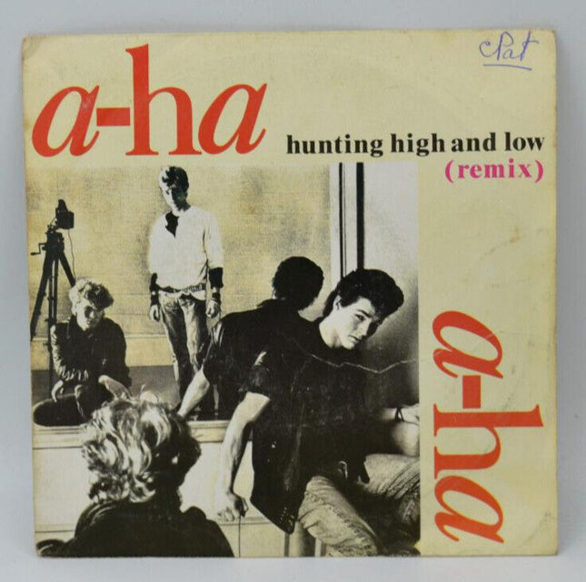 A-Ha - Hunting high and low - remix - 45 rpm vinyl record