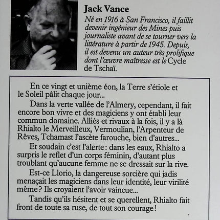 Rhialto le Merveilleux - Jack Vance - livre