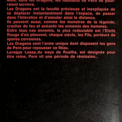 Le vol du dragon - Anne McCaffrey - livre