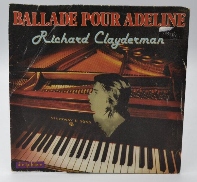Ballad for Adeline - Richard Clayderman - 45 rpm vinyl record