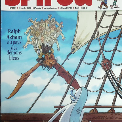 Spirou Hebdo 49 numéros année 2013 magazine BD occasion – bande dessinée jeunesse aventures humour héros cultes - Livre