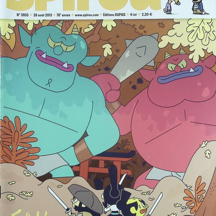 Spirou Hebdo 49 numéros année 2013 magazine BD occasion – bande dessinée jeunesse aventures humour héros cultes - Livre