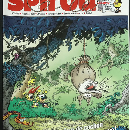 Spirou Hebdo 49 numéros année 2013 magazine BD occasion – bande dessinée jeunesse aventures humour héros cultes - Livre