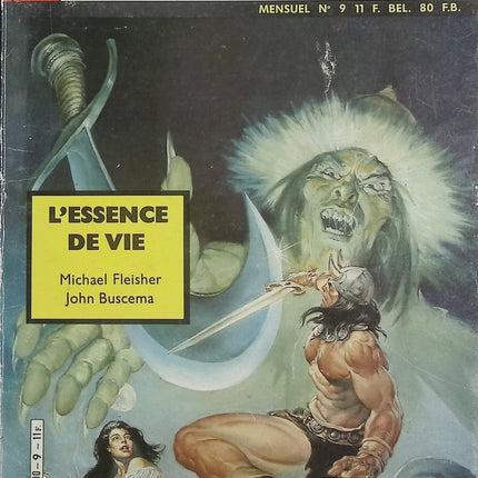 Super Conan N°9 – Mon Journal – Publication Marvel – Comics Conan vintage d’occasion - Livre BD