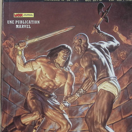 Super Conan N°12 – 3 histoires – Mon Journal – Publication Marvel – Comics Conan vintage d’occasion - Livre BD