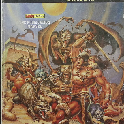 Super Conan N°13 – 3 histoires – Mon Journal – Publication Marvel – Comics Conan vintage d’occasion - Livre BD