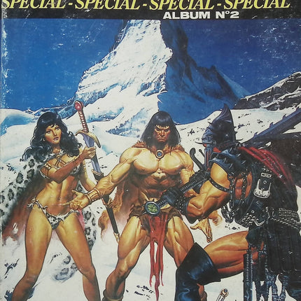 Super Conan N°2 – 3 histoires – Mon Journal – Publication Marvel – Comics Conan vintage d’occasion - Livre BD