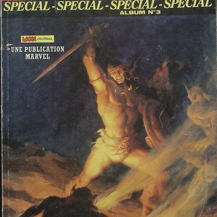 Super Conan N°3 – 3 histoires – Mon Journal – Publication Marvel – Comics Conan vintage d’occasion - Livre BD