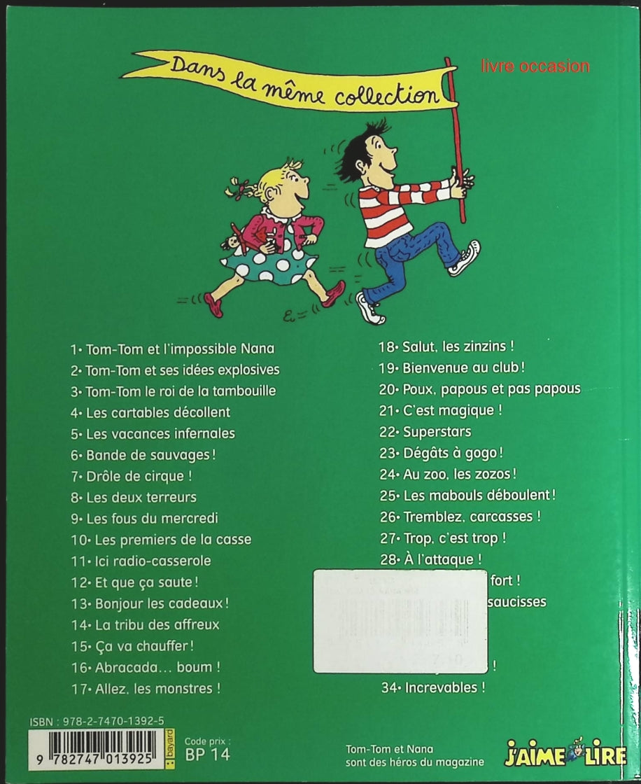 Tom-tom et Nana - Tome 14 - La tribu des affreux - Jacqueline Cohen - livre BD