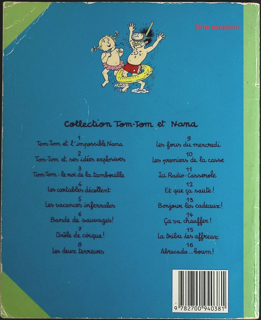 Tom-tom et Nana - Tome 5 - Les vacances infernales - Jacqueline Cohen - livre BD