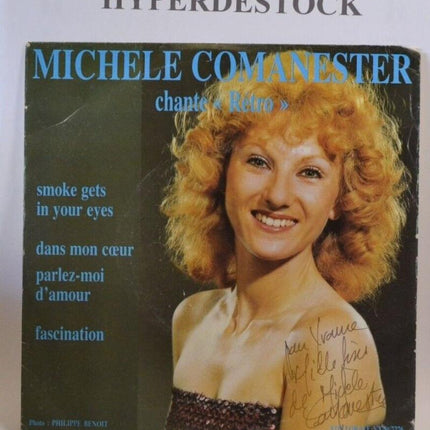 Michèle Comanester singt „retro“ – 45 U/min Vinyl-Schallplatte