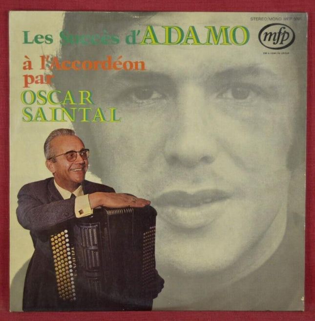 les succès d'adamo oscar saintal - disque vinyle 33 tours