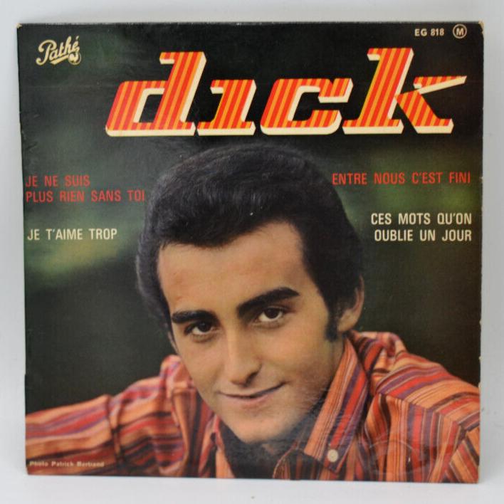 Dick Rivers – I Am Nothing Without You – 45-U/min-Vinyl-Schallplatte