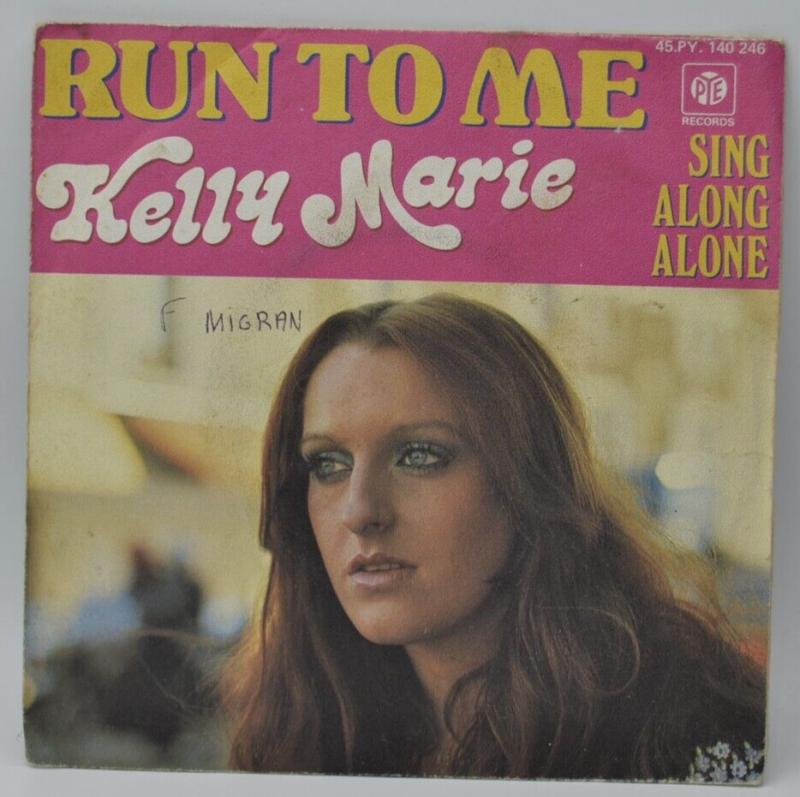 Run to Me Kelly Marie – 45 U/min Vinyl-Schallplatte