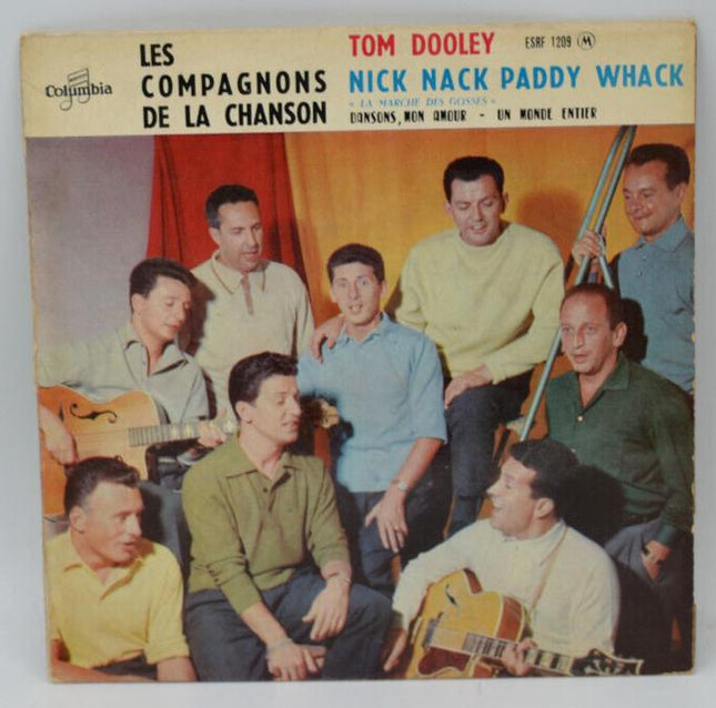 Les compagnons de la chanson - Tom Dooley - disque vinyle 45 tours