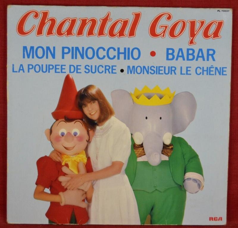 Chantal Goya My Pinocchio - 33 rpm vinyl record