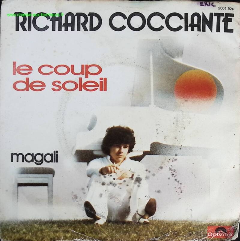 Sunburn - Richard Cocciante - 45 rpm vinyl record