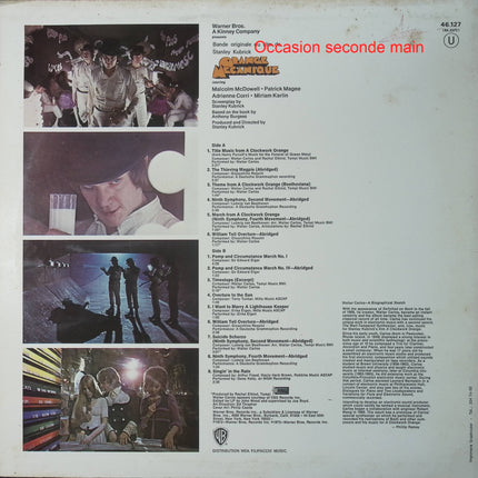 Various – Stanley Kubrick's A Clockwork Orange Mécaniqye Music From The Soundtrack – Vinyle 33 tours Warner Bros. Records occasion - Disque vinyle 33 tours