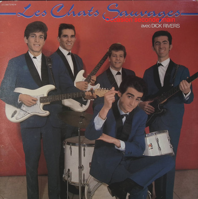 Les Chats Sauvages – Avec Dick Rivers – Vinyle 33 tours Pathé 2C 068-72182 occasion - Disque vinyle 33 tours