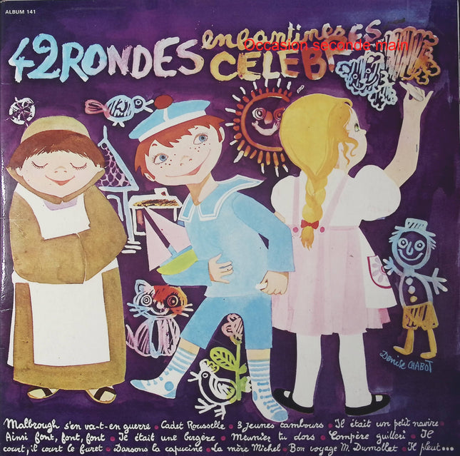 Jany Frédérique – Les Petits Carillonneurs – 42 Rondes Enfantines Célèbres – Vinyle 33 tours Disques Festival Album 141 occasion - Disque vinyle 33 tours