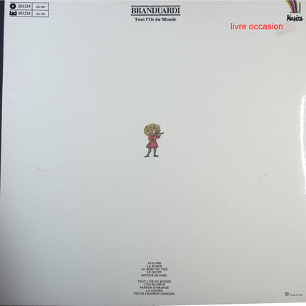 Tout l’or du monde – Angelo Branduardi - Disque vinyle 33 tours