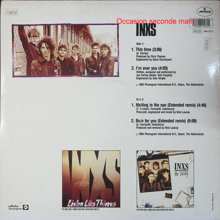 INXS – This Time – Maxi 45 tours Mercury 884 123-1 Q occasion - Disque vinyle Maxi 45 tours