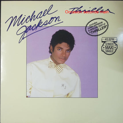 Michael Jackson – Thriller – Maxi 45 tours Epic A-12.3643 occasion - Disque vinyle Maxi 45 tours