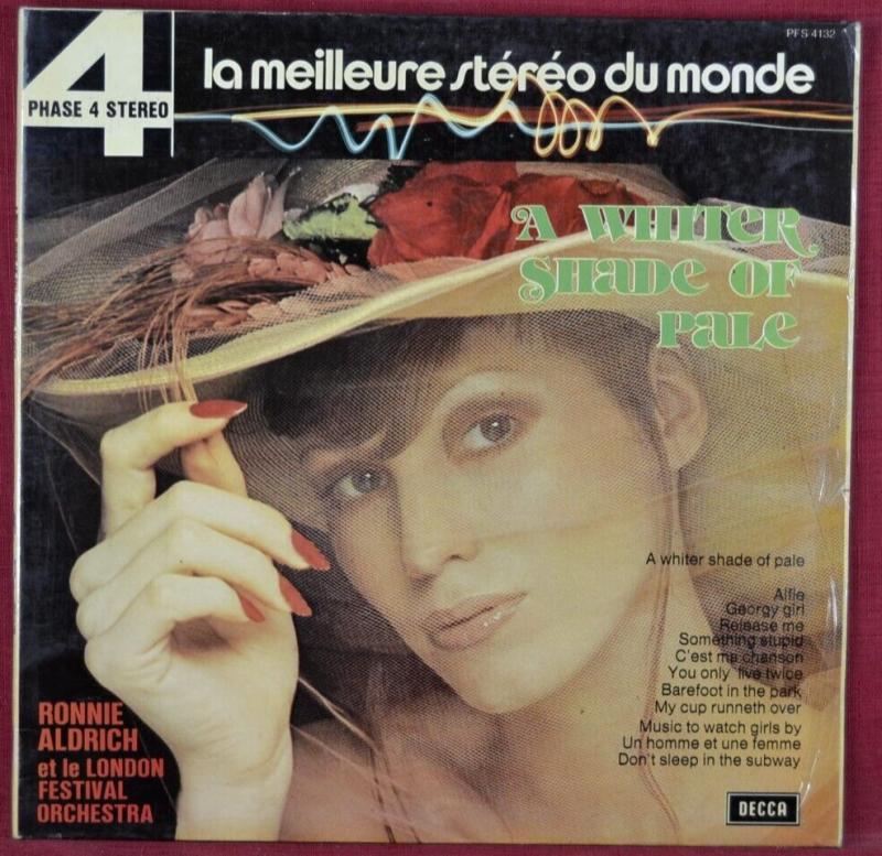 Die beste Stereoanlage der Welt: A Whiter Shade of Pale – Ronnie Aldrich – 33 U/min-Vinylplatte