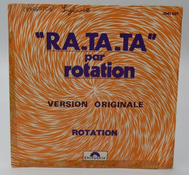 ra ta ta rotation - 45 rpm vinyl record