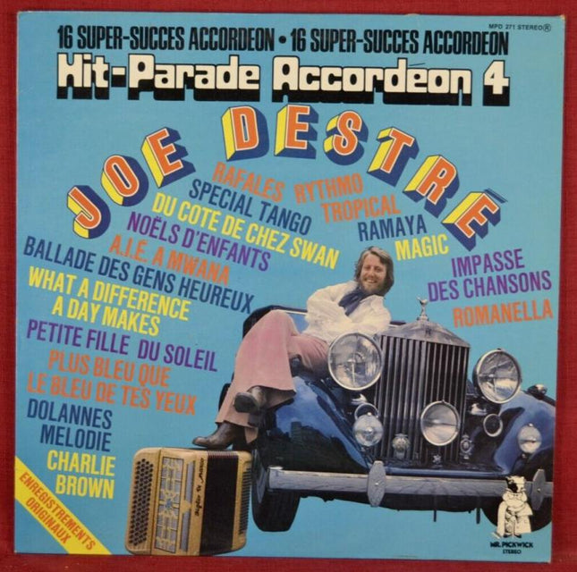 Hitparade Akkordeon 4 Joe Destré – 33 U/min Vinyl-Schallplatte