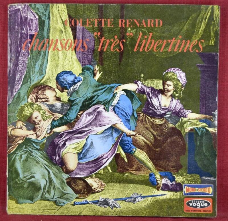 Colette Renard: Very Libertine Songs - 33 rpm vinyl record