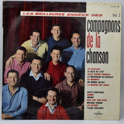 les meilleurs années des compagnons de la chanson - disque vinyle 33 tours