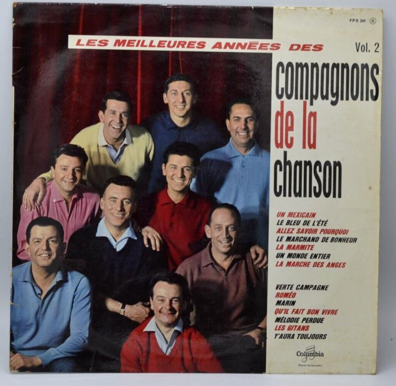 les meilleurs années des compagnons de la chanson - disque vinyle 33 tours