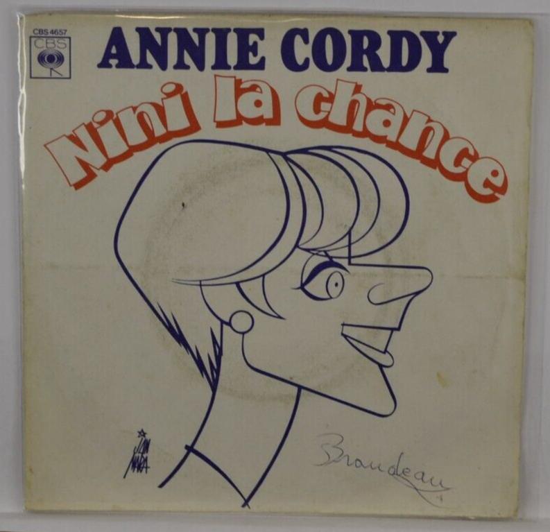 Nini la chance - Annie Cordy - 45 rpm vinyl record