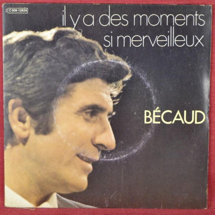 there are such wonderful moments becaud - 45 rpm vinyl record