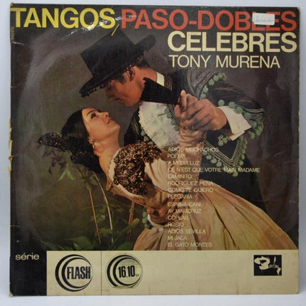 tangos paso dobles celebre tony murena - disque vinyle 33 tours
