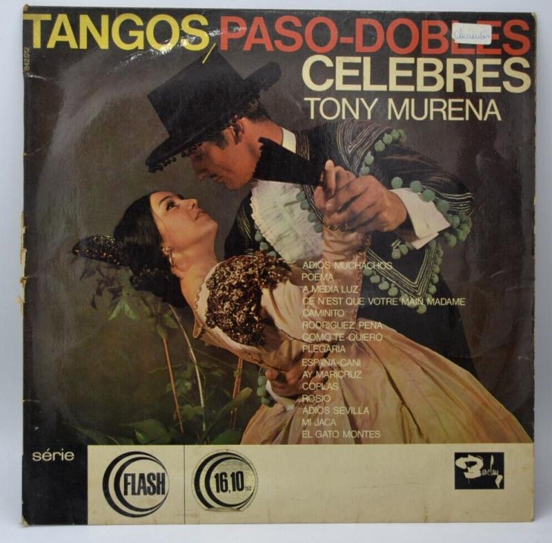 tangos paso dobles celebre tony murena - disque vinyle 33 tours
