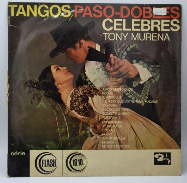 tangos paso dobles celebre tony murena - disque vinyle 33 tours