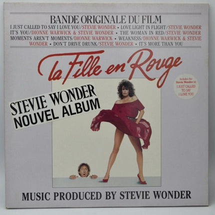 La fille en rouge Stevie Wonder - disque vinyle 33 tours