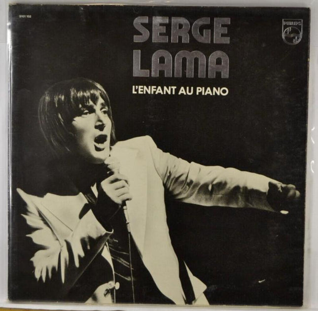 Das Kind am Klavier von Serge Lama - 33 U/min Vinyl-Schallplatte