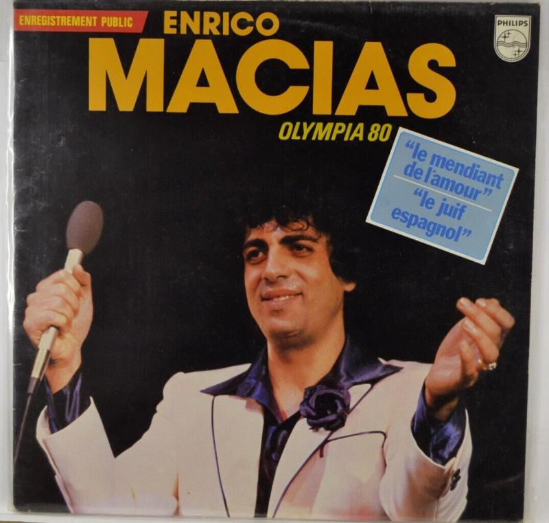 Olympia 80 Enrico Macias - 33 rpm vinyl record